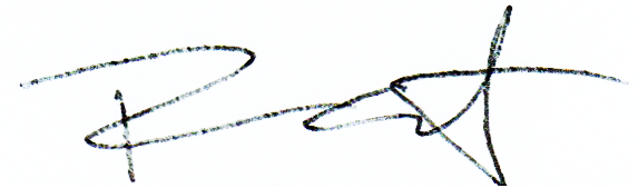 Signature of Ross Gebhart